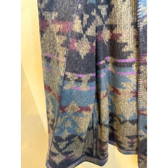 Lands End Wool Blend‎ jacket size 14 - 16 Aztec style - Picture 5 of 7